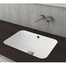 Bocchi Scala Tezgahaltı Lavabo 55 CM Mat Beyaz 1006-002-0125
