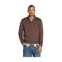 Timberland Williams River Cotton Yd 1/4 Zip Sweater - Tb0a2bmx2431-11280 Kahverengi