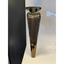 Legend X Metal Ayak 16cm Bronz Koltuk Puf Komidin Sehpa Dolap Modern Tv Ünite Mobilya Ayağı