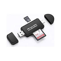 Tr Micro Sd Otg/usb Çoklu Kart Okuyucu Telefon Ve Bilgisayar Uyumlu