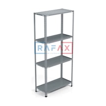 Rafaxrafsistemleri Rafax, 40*90*H:200, 4 Raflı Çelik Raf, Depo Rafı, Arşiv Rafı