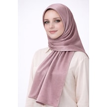Mim Eşarp Mısırlı Eşarpları Taşlı Jan Jan Abiye Şal 75x190 Cm Gül Kurusu