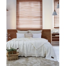 Şaheser Home Collection Müslin Yatak Örtüsü Çift Kişilik Oscar Çok Renkli