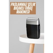 Günlük Sakal Tıraşına Uygun Tıraş Makinesi Elektrikli Şarj Edilebilir 5 Dk Hızlı Şarj