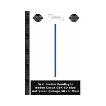 Özel Üretim Kondisyon Beden Çocuk Cbk-50 Blue Antreman Çubuğu 50 Cm Mavi