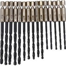 15 Adet Yüksek Hızlı Çelik Matkap Ucu Seti 3 4 5 Mm Altıgen Şaft