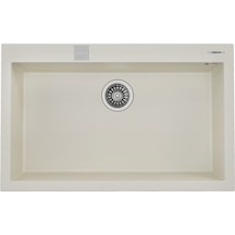 Teka Forsquare 72.40 Tg Tek Hazneli Tegranite+ Eviye - Parlak Krem - 115230003