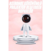 Gün Batımı Lambası Işık Arka Plan Projektör Sevimli Astronot Enerji Tasarruflu Çok Renkli