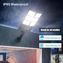 180w Güneş Enerjili Led Sokak Lambası Su Geçirmez, Sensörlü, Kumandalı Standart