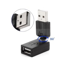 5264 Usb To Dişi Erkek 360 Derece Dönebilen Çevirici Dönüştürücü Adaptör