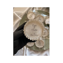 Sedefli Yuvarlak Magnet 10 Adet Söz Hediyelik Nikah Hediyelik Nişan Hediyelik - 928874351