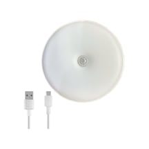 Hareket Sensörlü Led Gece Lambası Şarj Edilebilir Ve Taşınabilir 4000k Işık, Usb İle Dolap İçi, Merdiven, Gardrop Altı Kullanımına Uygun Beyaz Işık Spot Lamba 1 .