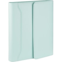 Organizer Ajanda Tarihsiz Kareli 22x26 CM - Su Yeşili