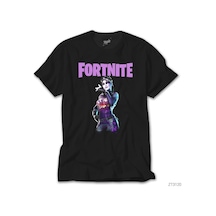 Fortnite Dark Bomber Siyah Tişört Siyah