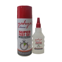 Yahya Çift Komponentli Hızlı Ahşap Mdf Plastik Çok Amaçlı Yapıştırıcı Seti 400 Ml/100gr Büyük Boy 400 Ml