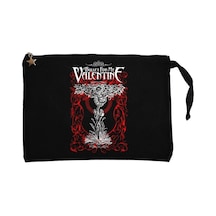 Bullet For My Valentine Classic Astarlı Cüzdan / El Çantası Siyah