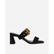 Steve Madden Torıann Black Sued Kadın Siyah Terlik Torıann
