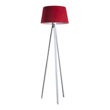Düz 3 Ayak Tripod Lambader Abajur Avize Aydınlatma Ahşap Beyaz Ağaç Dekor Lamba Aplik Masif Doğal Diğer