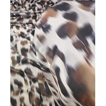 Bej Lacivert Kahve Renklerde İnce Jarse En 145 Cm X Boy 320 Cm -10489 Çok Renkli
