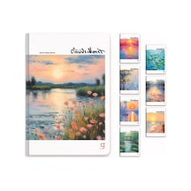 Gıpta Monet İp.dkş.sert Kapak Defter 17x24 96 Yp Kareli Çok Renkli