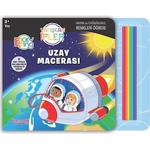 Uzay Macerası - Yapışkan İpler 3+ Yaş- Yumurcak Yayınları