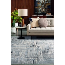 Madrid 1005 Gri Halı Kilim Kaymaz Taban Salon Mutfak Kesme Yolluk Makine Halısı Gri
