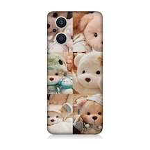 Oppo Reno 7 Lite 5g Uyumlu Oyuncak Ayıcıklar Desenli Silikon Kılıf