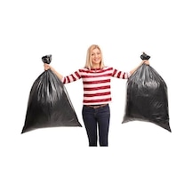 200 Adet Jumbo Boy Rulo Çöp Poşeti 80x110 Cm Dayanıklı Çöp Torbası 10lu 20 Paket 1 Koli