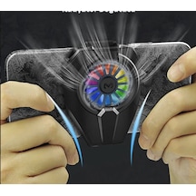 Dl06 Ultra Güçlü Telefon Soğutucu Fan Seramik Turbo Soğutma Rgb İphone 17 Pro- 17 Pro Max Uyumlu