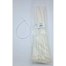 Cırt 4,8 Mm X 400 Mm Kablo Bağı İthal Beyaz 1 Paket 100 Adet Unıversal Cc Siyah