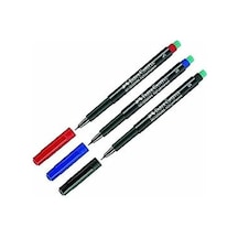 Multimark Permanent Asetat Kalemi, 0.4 Mm, 3 Renk Siyah-kırmızı-mavi 103 Ivory