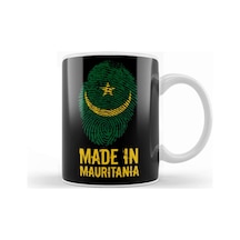Mauritania Heritage Mauritanian Roots Barcode Kupa Bardak Porselen Karışık