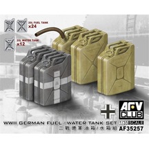 Afv Club Af35257 1/35 Ölçek, German Wwıı 20l Jerrycan Bidon Seti, Plastik Model Kiti-52323
