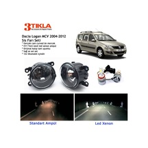 Dacia Logan MCV 2004-2012 Beyaz Led Xenon Sis Farı Seti
