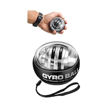 Mucit Home Gyro Ball El Bilek Egzersiz Topu El Kol Bilek Güçlendirme Kas Kuvvet Fitness Spor Egzersiz Siyah