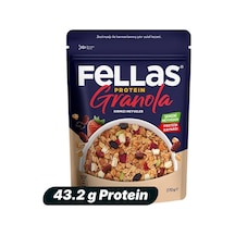 Fellas Kırmızı Meyveler Protein Granola 270 G 8'li Avantaj Paketi Mıchu