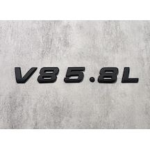 V8 5.8 L Piano Black Çamurluk Yazısı Mercedes 500