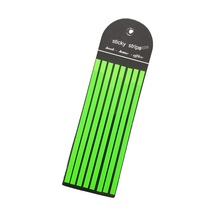 Ezoshop Şeffaf Renkli Yapışkan Not Kağıtları Defter Yer İmleri Etiket Ayraç Sticky Notes Uzun Şeritler Yeşil