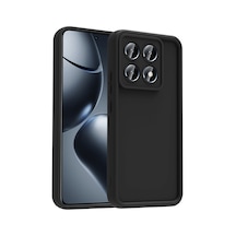 Zore Redmi Note 14 Pro Plus Kılıf Kamera Korumalı Nvth Ananas Kapak - Siyah
