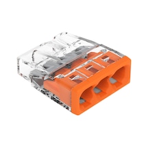 Wago 2273-203 3 İletken 2,5mm² Push Wıre Buat Klemensi 20li Paket - 2'li Paket