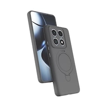 Newface Xiaomi Mi 14t Pro Regal Magsafe Standlı Kapak - Titan Gri