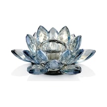 Mavi Cam Mumluk 15x13x6 Cm Beyaz