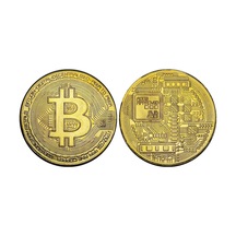 Bitcoin Hatıra Altın Kaplama Madalyon Kapsülünde