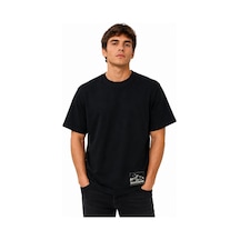 Skechers M Skypeak Crewneck Regular Box Logo T-shirt S2620057-3817 Erkek Tişort siyah