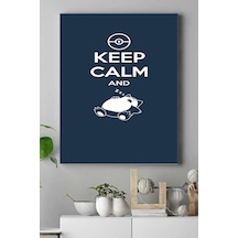 Pster16561 Keep Calm And Sleep Eğlenceli Mizahi Kanvas Tablo 50 X 70 7/8 Yaş