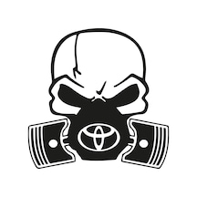 Toyota Sticker Toyota Kuru Kafa Sticker Araba Oto Sticker