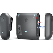 Siyah Kablosuz Tekli Yaka Mikrofonu Seti 318c