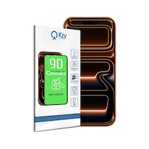 İletişim Apple iPhone 17 Pro İle Uyumlu Tam Kaplayan Seramik Nano Esnek Ekran Koruyucu Cam Sku: Zeusb0fwk5537b