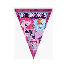 Pony Parti Malzemeleri Üçgen İyiki Doğdun Flama Renkli Tüm Yaşlar