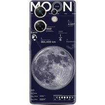 Infinix Zero 30 4G Kılıf Kılıf Desenli Silikon Moon İnfo 1424
